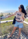 TALK TO THE HAND Sand Dune Relaxed T-Shirt